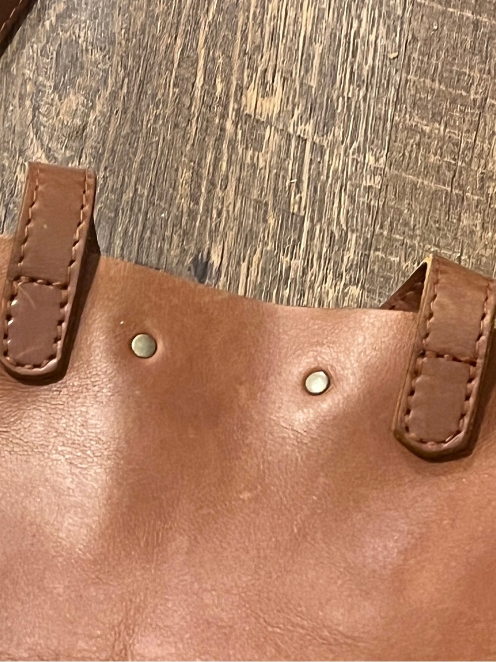 Portland Leather Mini Tote
Honey Tan with adjustable strap - Picture 6 of 16